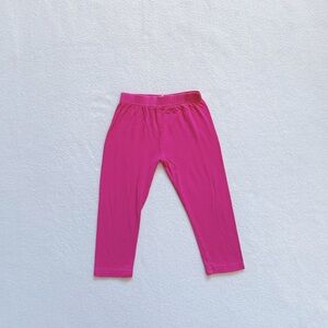 5/$18 Korean Boutique Fuchsia Pink Cotton Leggings Pants Toddler Girl Casual 18M